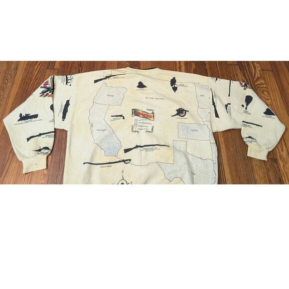 Vintage Civil War Sweatshirt Mens Art Unlimited 2XL Pullover Crewneck Sweatshirt - Picture 2 of 7